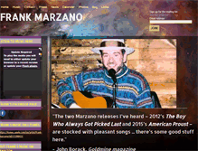 Tablet Screenshot of frankmarzano.com